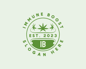 Marijuana Plant Dispensary  logo design