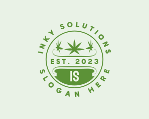 Marijuana Plant Dispensary  logo design