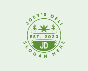 Marijuana Plant Dispensary  logo design