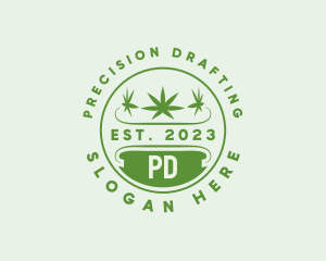 Marijuana Plant Dispensary  logo design