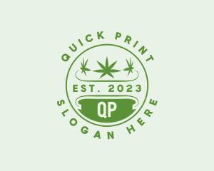 Marijuana Plant Dispensary  logo design