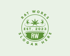 Marijuana Plant Dispensary  logo design