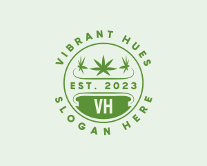 Marijuana Plant Dispensary  logo design