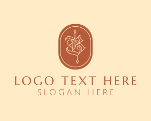 Typography - Detailed Arrow Letter B logo design