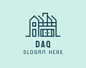 Developer - Modern Residential Home Construction logo design