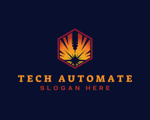 Automation - Engraving Laser Fabrication logo design