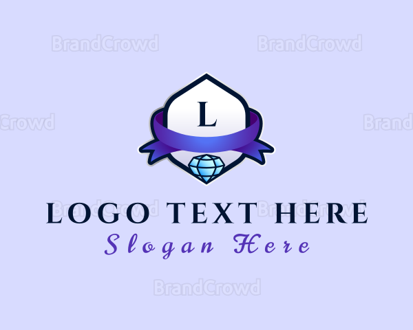 Diamond Ribbon Jewelry Logo