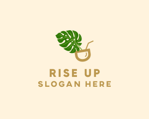 Natural Fresh Drink logo design