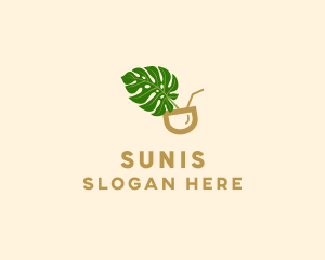 Natural Fresh Drink logo design