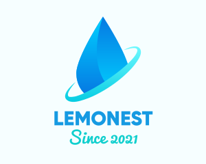 Blue - Modern Water Drop logo design