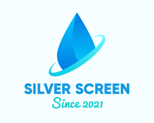 Modern Water Drop logo design