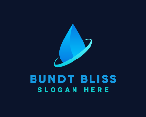 Modern Water Drop logo design