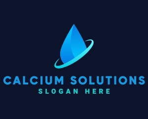 Modern Water Drop logo design