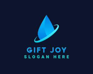 Modern Water Drop logo design