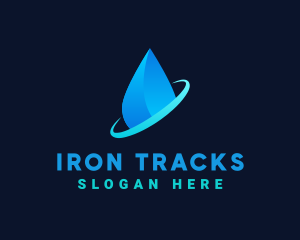 Modern Water Drop logo design