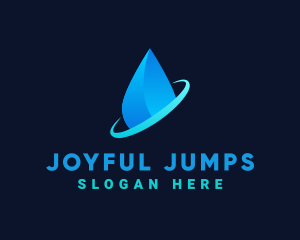 Modern Water Drop logo design