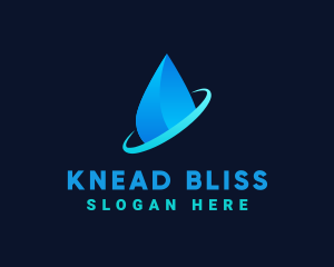 Modern Water Drop logo design