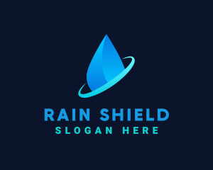 Modern Water Drop logo design