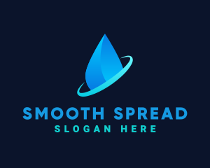 Modern Water Drop logo design