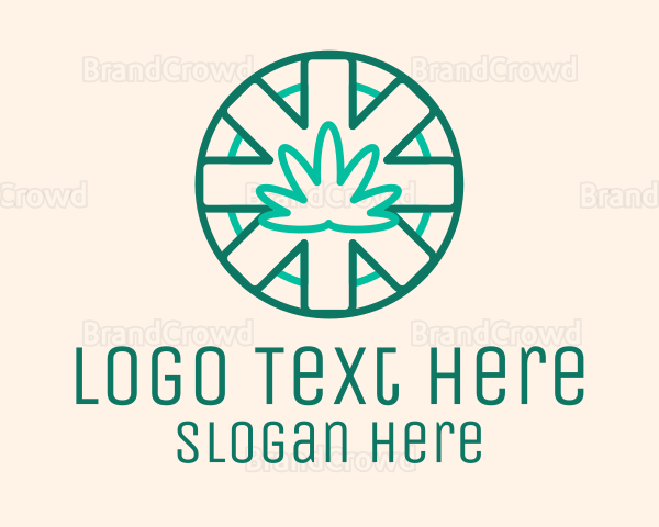 Medicinal Cannabis Leaf Logo