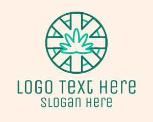 Alternative Medicine - Medicinal Cannabis Leaf logo design