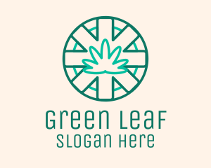 Leaf - Medicinal Cannabis Leaf logo design