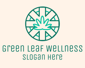 Cbd - Medicinal Cannabis Leaf logo design