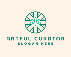 Medicinal Cannabis Leaf logo design