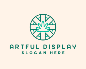 Medicinal Cannabis Leaf logo design