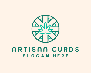 Medicinal Cannabis Leaf logo design