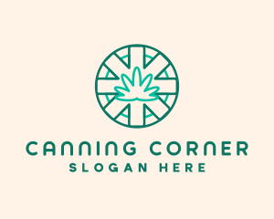 Medicinal Cannabis Leaf logo design