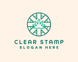 Medicinal Cannabis Leaf logo design