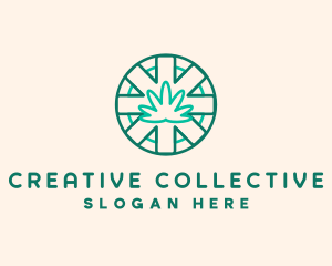 Medicinal Cannabis Leaf logo design