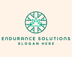 Medicinal Cannabis Leaf logo design