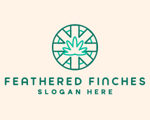 Medicinal Cannabis Leaf logo design