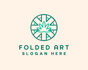 Medicinal Cannabis Leaf logo design