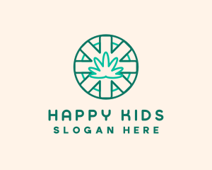 Medicinal Cannabis Leaf logo design