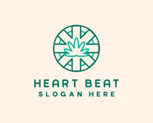 Medicinal Cannabis Leaf logo design