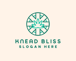 Medicinal Cannabis Leaf logo design