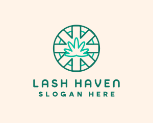 Medicinal Cannabis Leaf logo design