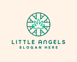 Medicinal Cannabis Leaf logo design