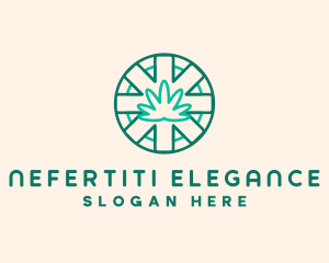 Medicinal Cannabis Leaf logo design