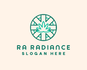 Medicinal Cannabis Leaf logo design