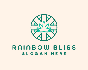 Medicinal Cannabis Leaf logo design