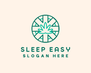 Medicinal Cannabis Leaf logo design