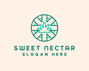 Medicinal Cannabis Leaf logo design