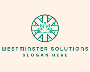 Medicinal Cannabis Leaf logo design