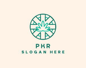 Medicinal Cannabis Leaf logo design