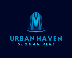 City Building Tower logo design