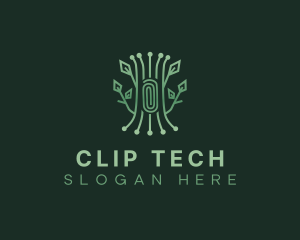 Eco Tech Tree logo design